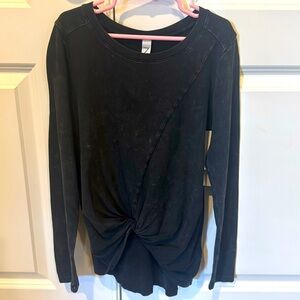 Black stylish top